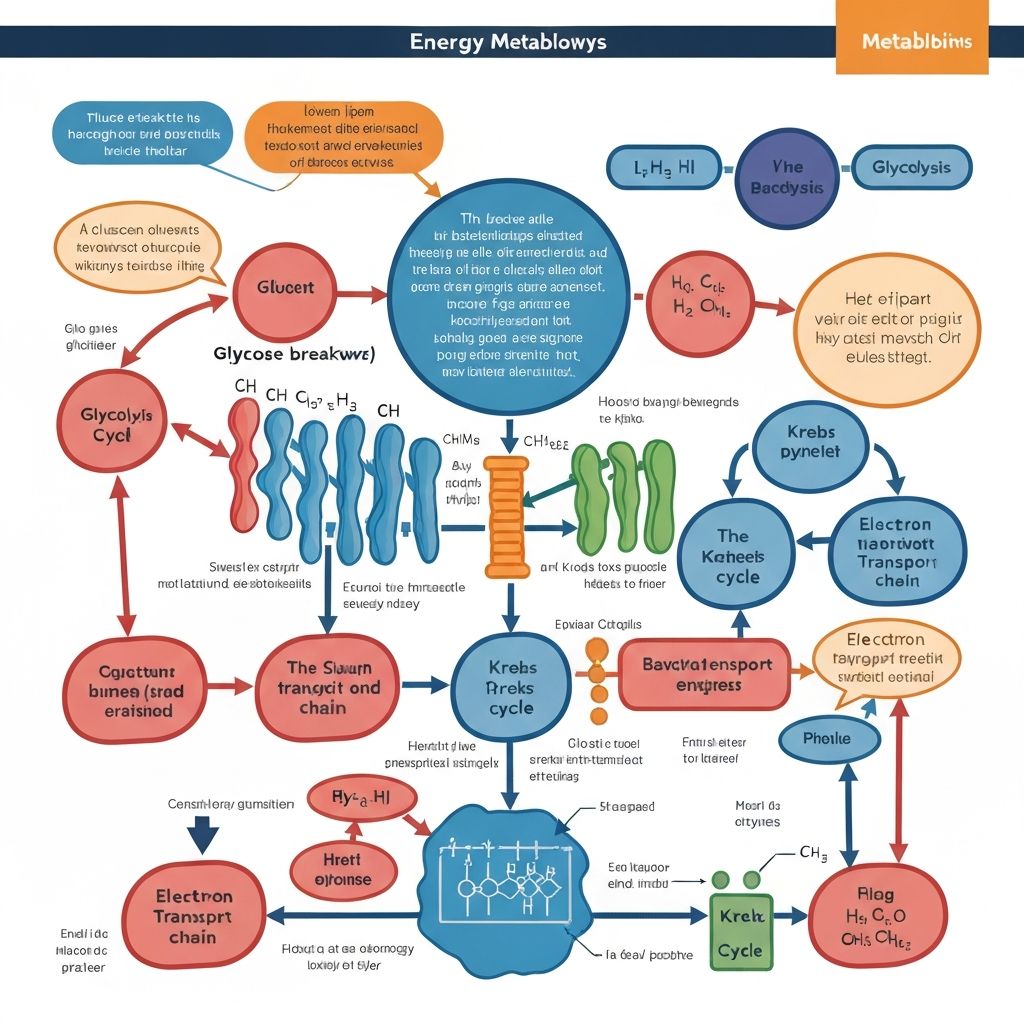 Metabolic processes visualization